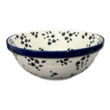 Bowl, Round, 11" in "Cowabunga - Blue Rim" by Ceramika Artystyczna | A055-2417X