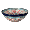 Polish Pottery C.A. 11" Serving Bowl (Garden Trellis) | A055-U2123 at PolishPotteryOutlet.com