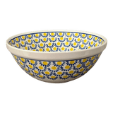 Bowl, Round, Kitchen, 9" in "Sunny Circle" by Ceramika Artystyczna | A056-0215