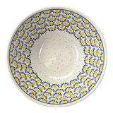 Bowl, Round, Kitchen, 9" in "Sunny Circle" by Ceramika Artystyczna | A056-0215