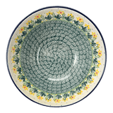 Bowl, Round, Kitchen, 9" in "Daffodils in Bloom" by Ceramika Artystyczna | A056-2122X