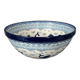 Bowl, Round, Kitchen, 9" in "Koi Pond" by Ceramika Artystyczna | A056-2372X