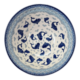 Bowl, Round, Kitchen, 9" in "Koi Pond" by Ceramika Artystyczna | A056-2372X