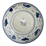 Bowl, Round, Kitchen, 9" in "Koi Pond" by Ceramika Artystyczna | A056-2372X