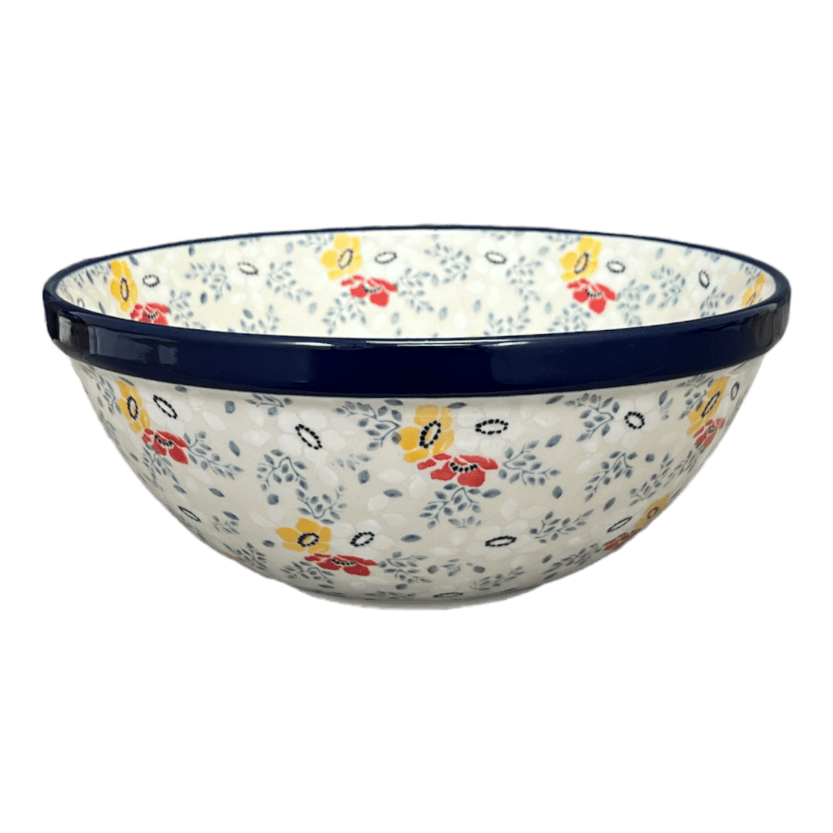 Bowl, Round, Kitchen, 9" in "Soft Bouquet" by Ceramika Artystyczna | A056-2378X