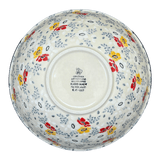 Bowl, Round, Kitchen, 9" in "Soft Bouquet" by Ceramika Artystyczna | A056-2378X