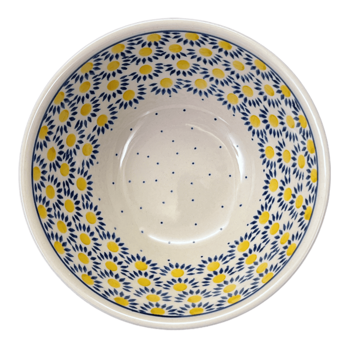 Bowl, Round, Kitchen, 7.75" in "Sunny Circle" by Ceramika Artystyczna | A057-0215