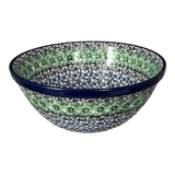 Bowl, Round, Kitchen, 7.75" in "Ring of Green" by Ceramika Artystyczna | A057-1479X