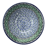 Bowl, Round, Kitchen, 7.75" in "Ring of Green" by Ceramika Artystyczna | A057-1479X