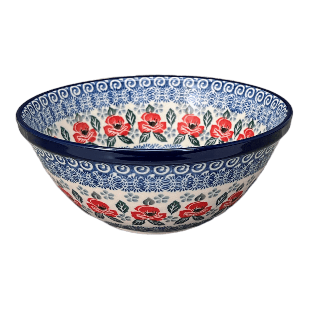 Bowl, Round, Kitchen, 7.75" in "Rosie's Garden" by Ceramika Artystyczna | A057-1490X