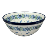 Bowl, Round, Kitchen, 7.75" in "Hyacinth in the Wind" by Ceramika Artystyczna | A057-2037X