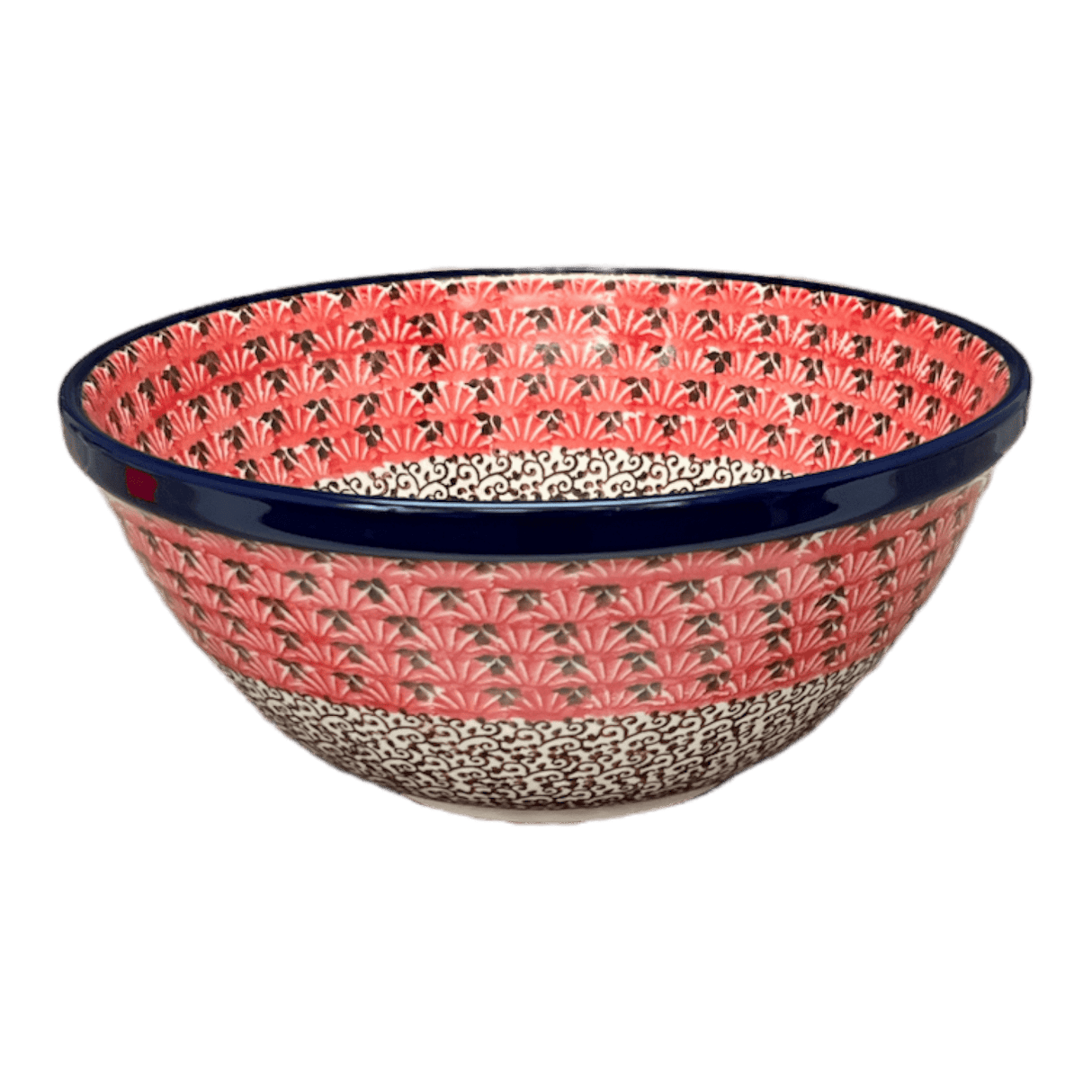 Bowl, Round, Kitchen, 7.75" in "Coral Fans" by Ceramika Artystyczna | A057-2199X