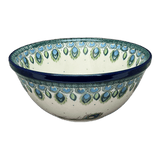 Bowl, Round, Kitchen, 7.75" in "Peacock Plume" by Ceramika Artystyczna | A057-2218X