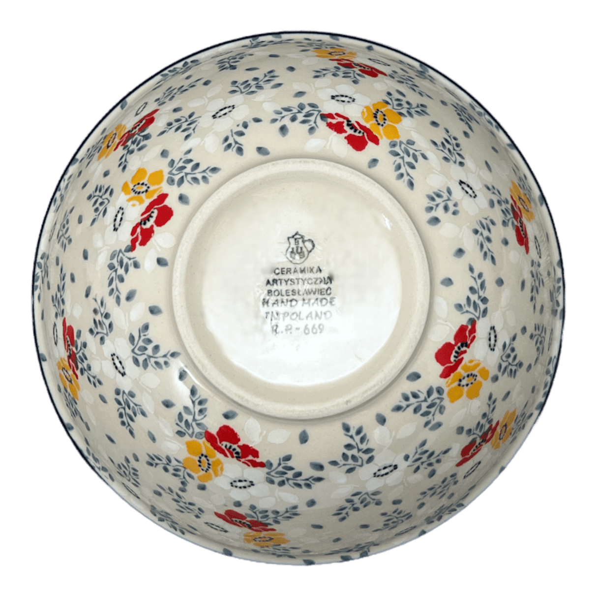 Bowl, Round, Kitchen, 7.75" in "Soft Bouquet" by Ceramika Artystyczna | A057-2378X