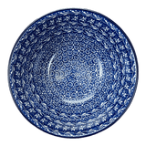 Bowl, Round, Kitchen, 7.75" in "Wavy Blues" by Ceramika Artystyczna | A057-905X