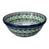 Bowl, Round, Kitchen, 6.75" in "Ring of Green" by Ceramika Artystyczna | A058-1479X
