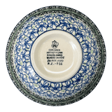Bowl, Round, Kitchen, 6.75" in "Ring of Green" by Ceramika Artystyczna | A058-1479X