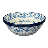 Bowl, Round, Kitchen, 6.75" in "Pansy Blues" by Ceramika Artystyczna | A058-2346X