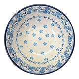 Bowl, Round, Kitchen, 6.75" in "Pansy Blues" by Ceramika Artystyczna | A058-2346X