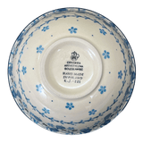 Bowl, Round, Kitchen, 6.75" in "Pansy Blues" by Ceramika Artystyczna | A058-2346X