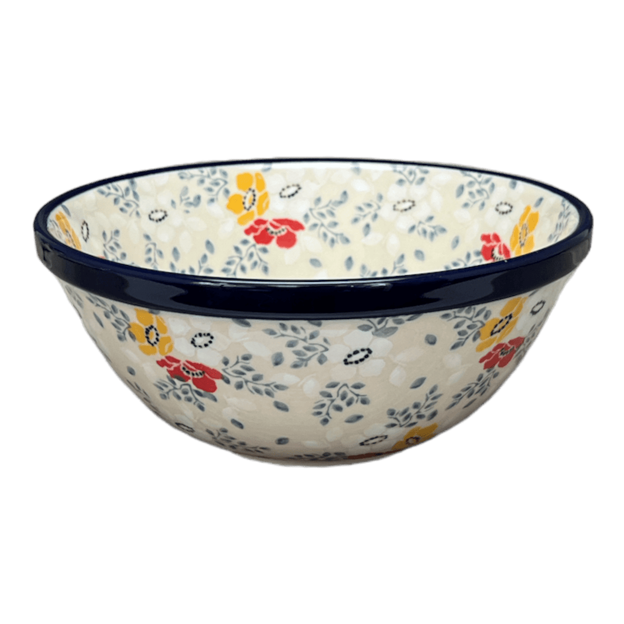 Bowl, Round, Kitchen, 6.75" in "Soft Bouquet" by Ceramika Artystyczna | A058-2378X