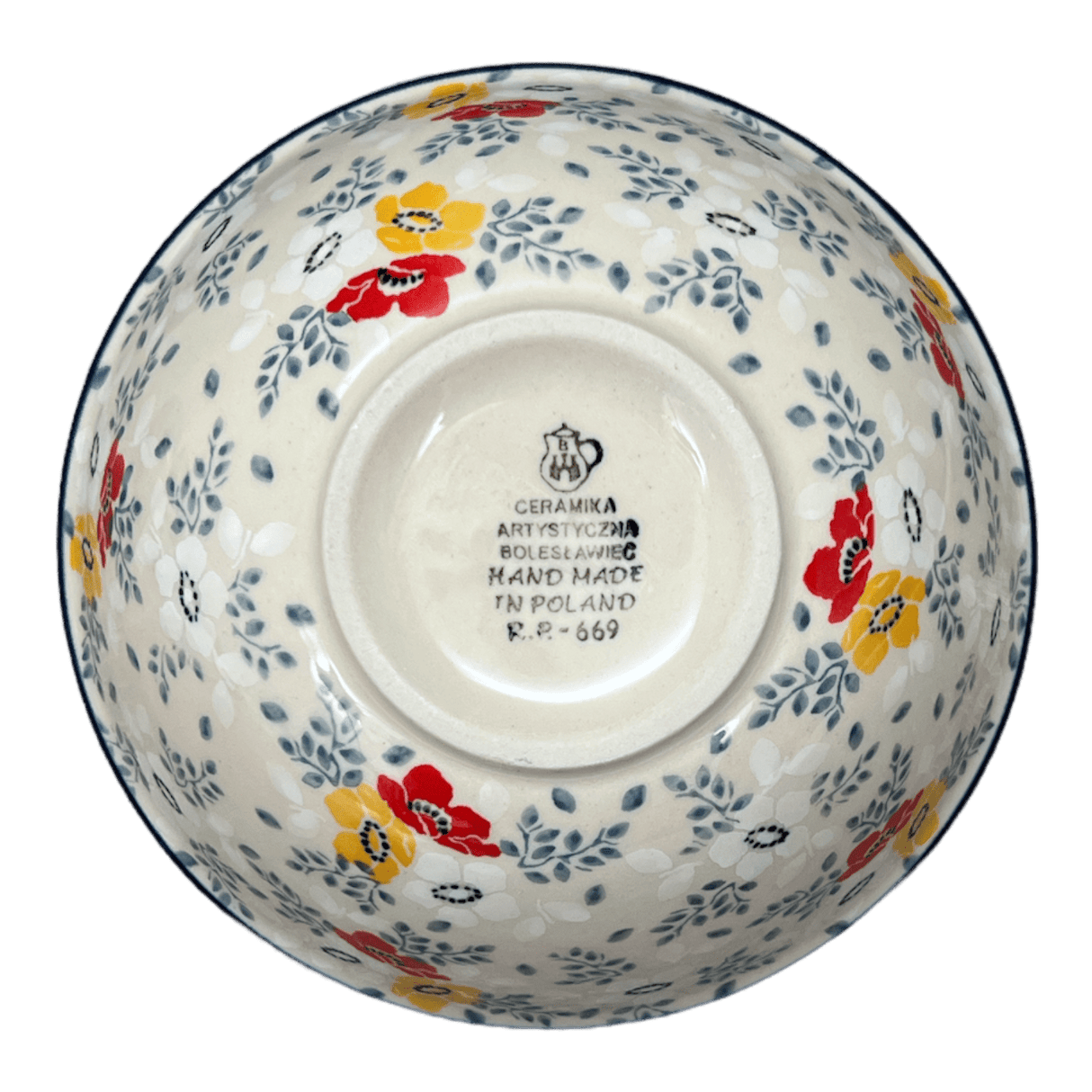 Bowl, Round, Kitchen, 6.75" in "Soft Bouquet" by Ceramika Artystyczna | A058-2378X