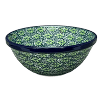 A picture of a Polish Pottery CA 6.75" Kitchen Bowl (Pride of Ireland) | A058-2461X as shown at PolishPotteryOutlet.com/products/6-75-bowl-pride-of-ireland-a058-2461x