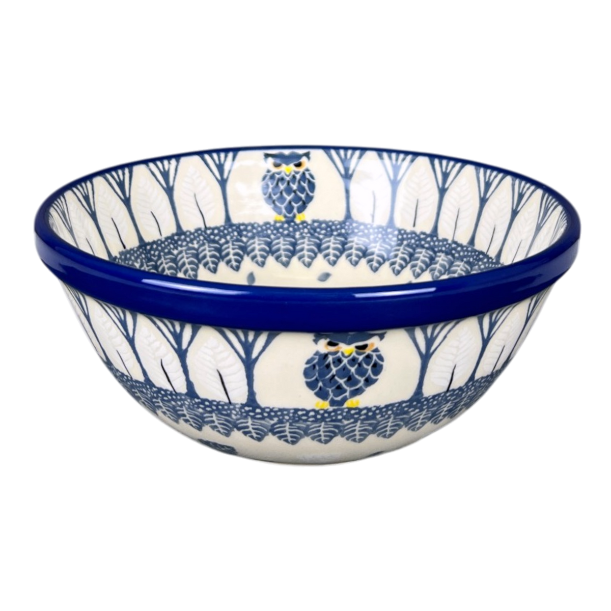 Bowl, Round, Kitchen, 6.75" in "Lone Owl" by Ceramika Artystyczna | A058-3326X