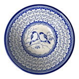 Bowl, Round, Kitchen, 6.75" in "Bullfinch on Blue" by Ceramika Artystyczna | A058-U4830