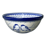 Bowl, Round, Kitchen, 6.75" in "Bullfinch on Blue" by Ceramika Artystyczna | A058-U4830