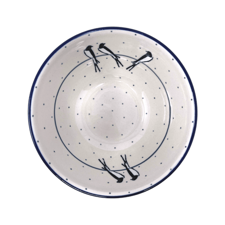 Bowl, Round, Kitchen, 6.75" in "Birds on a Wire" by Ceramika Artystyczna | A058-U4831