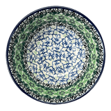 Bowl, Round, Kitchen, 5.5" in "Ring of Green" by Ceramika Artystyczna | A059-1479X
