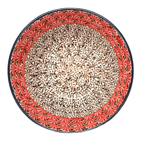 Bowl, Round, Kitchen, 5.5" in "Coral Fans" by Ceramika Artystyczna | A059-2199X