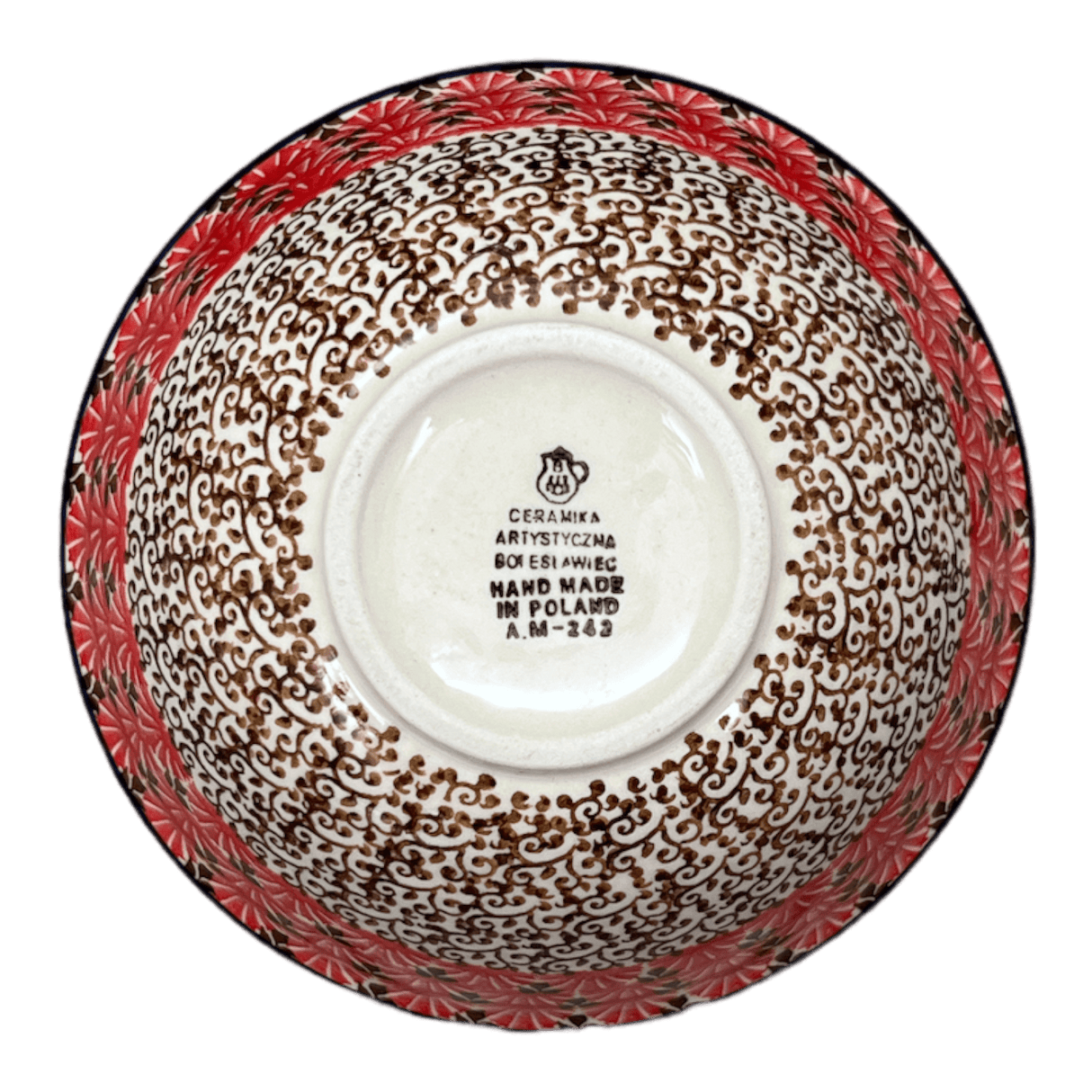 Bowl, Round, Kitchen, 5.5" in "Coral Fans" by Ceramika Artystyczna | A059-2199X