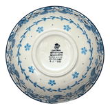 Bowl, Round, Kitchen, 5.5" in "Pansy Blues" by Ceramika Artystyczna | A059-2346X