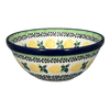 Polish Pottery CA 5.5" Kitchen Bowl (Lemons and Leaves) | A059-2749X at PolishPotteryOutlet.com