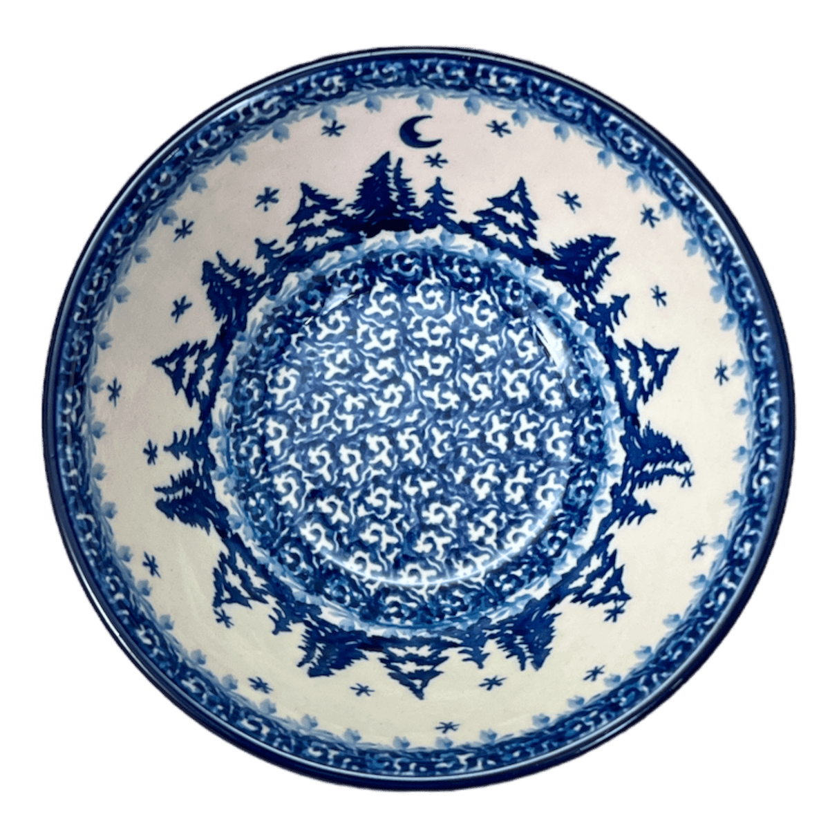 Bowl, Round, Kitchen, 5.5" in "Winter Skies" by Ceramika Artystyczna | A059-2826X