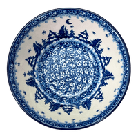 A picture of a Polish Pottery CA 5.5" Kitchen Bowl (Winter Skies) | A059-2826X as shown at PolishPotteryOutlet.com/products/5-5-kitchen-bowl-winter-skies-a059-2826x