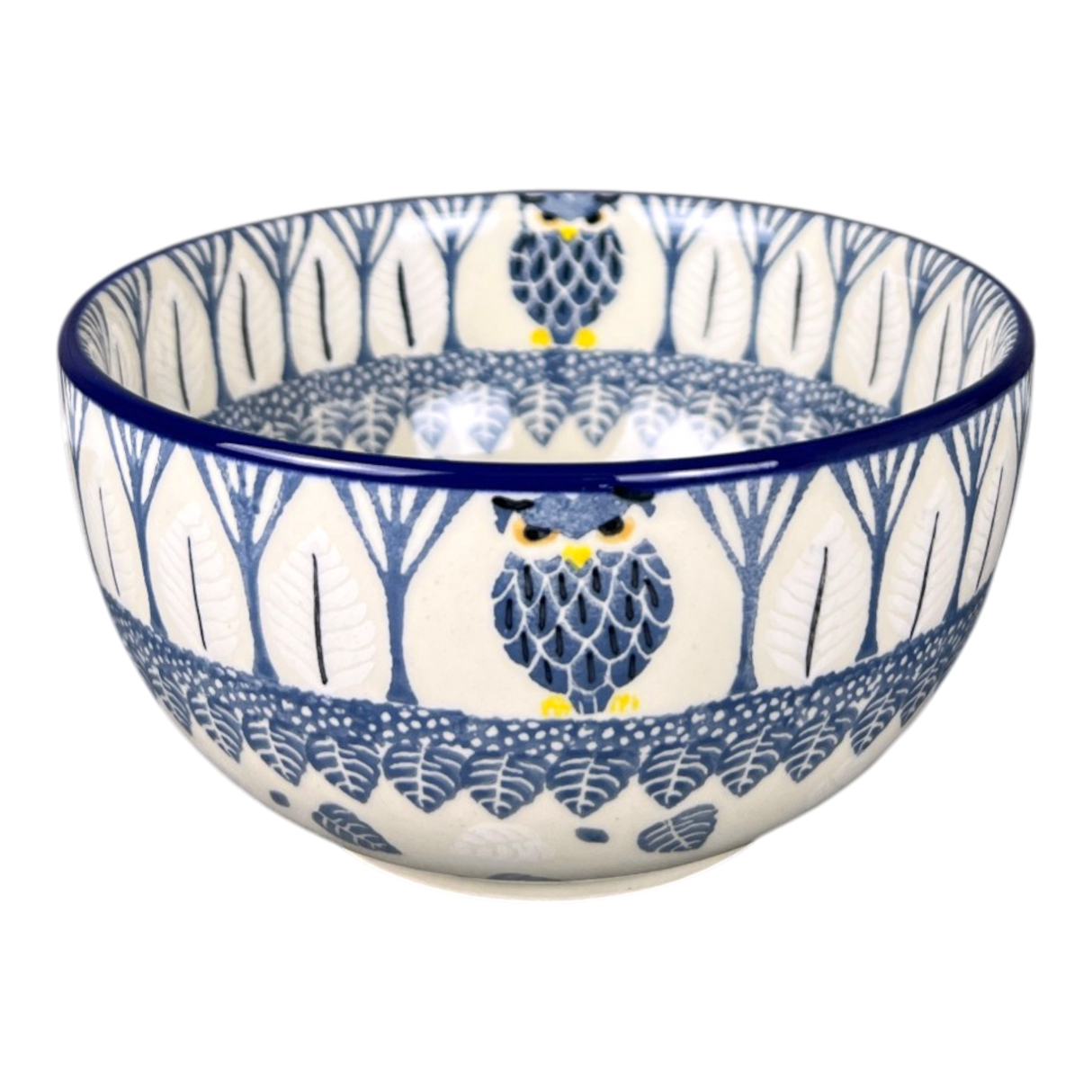 Bowl, Round, Kitchen, 5.5" in "Lone Owl" by Ceramika Artystyczna | A059-3326X