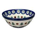 Bowl, Round, Kitchen, 5.5" in "Peacock Pine" by Ceramika Artystyczna | A059-366X