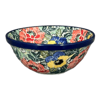 A picture of a Polish Pottery CA 5.5" Kitchen Bowl (Tropical Love) | A059-U4705 as shown at PolishPotteryOutlet.com/products/c-a-5-5-kitchen-bowl-tropical-love-a059-u4705