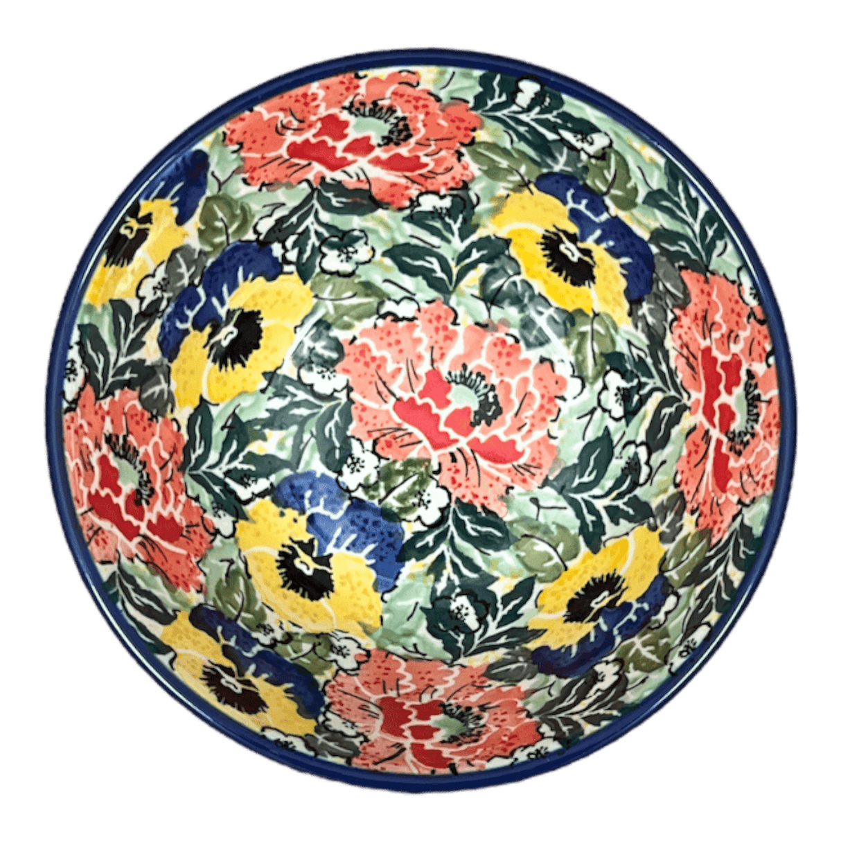 Bowl, Round, Kitchen, 5.5" in "Tropical Love" by Ceramika Artystyczna | A059-U4705