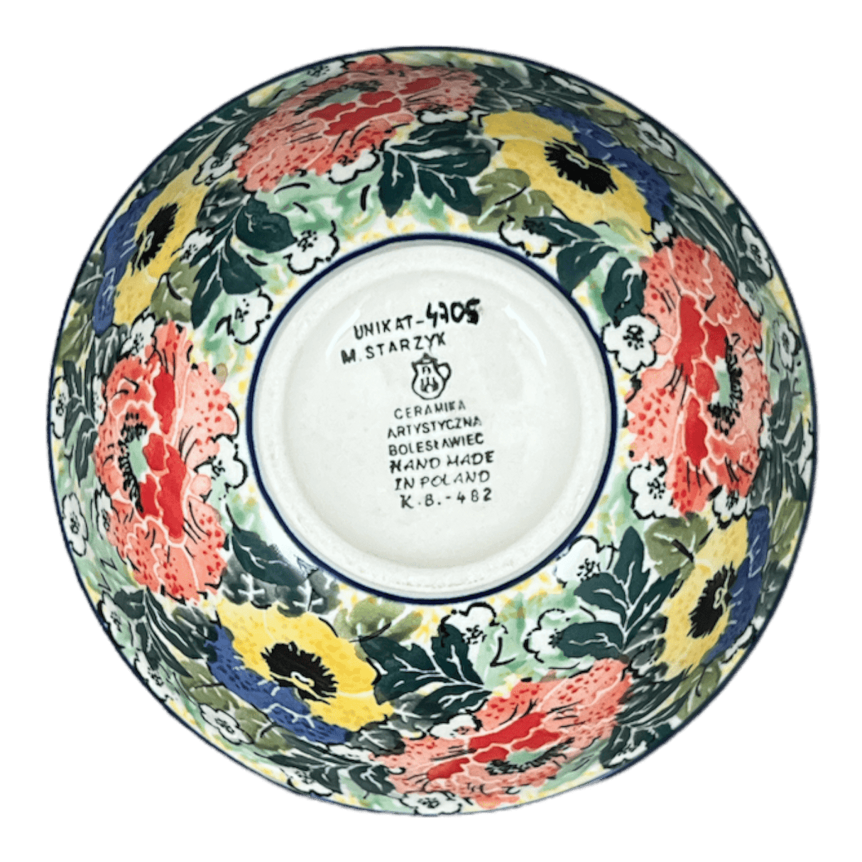 Bowl, Round, Kitchen, 5.5" in "Tropical Love" by Ceramika Artystyczna | A059-U4705