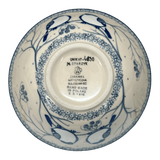 Bowl, Round, Kitchen, 5.5" in "Bullfinch on Blue" by Ceramika Artystyczna | A059-U4830