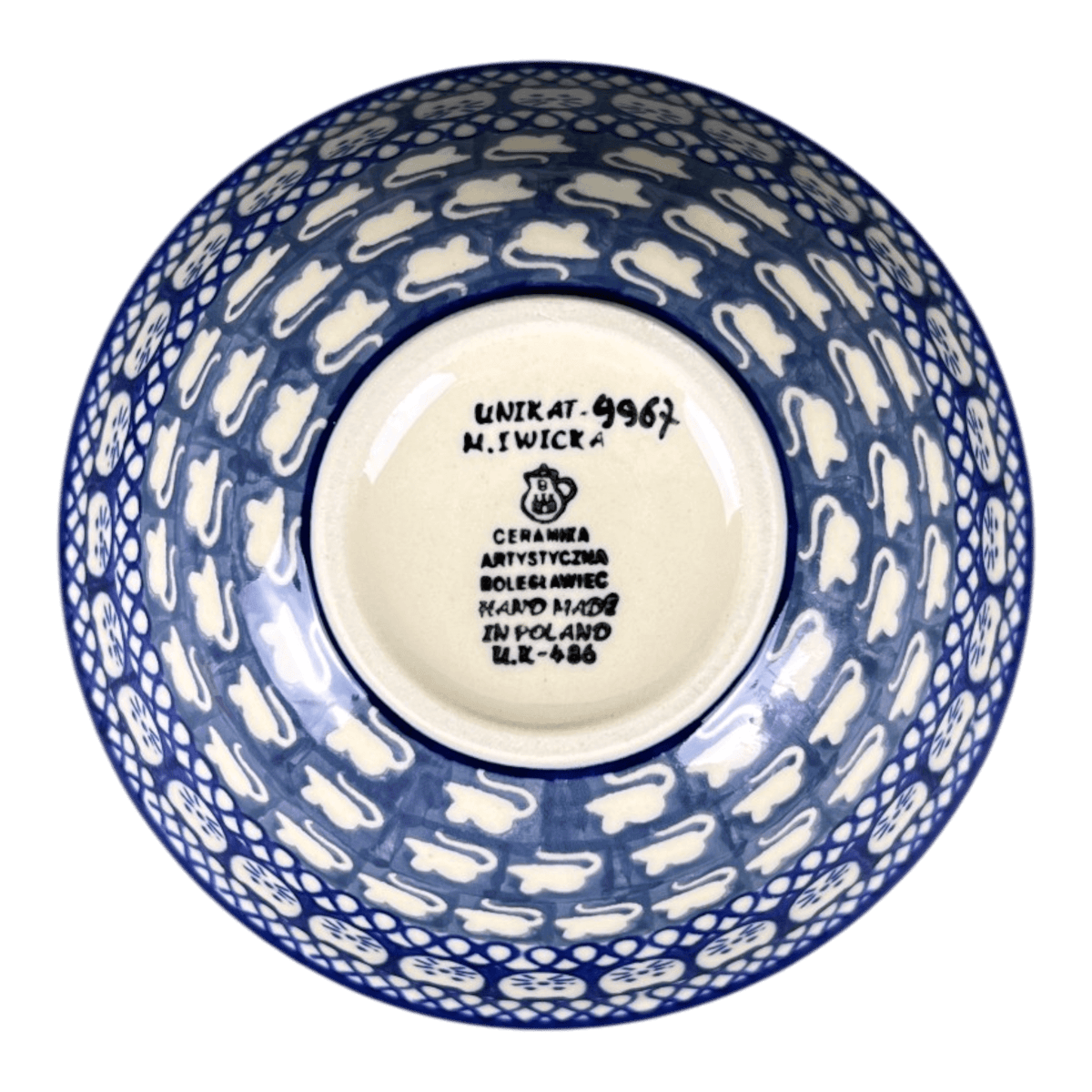 Bowl, Round, Kitchen, 5.5" in "Cat & Mouse" by Ceramika Artystyczna | A059-U9967