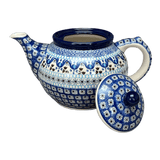 Teapot, 1.2 Liter in "Blue Ribbon" by Ceramika Artystyczna | A060-1026X