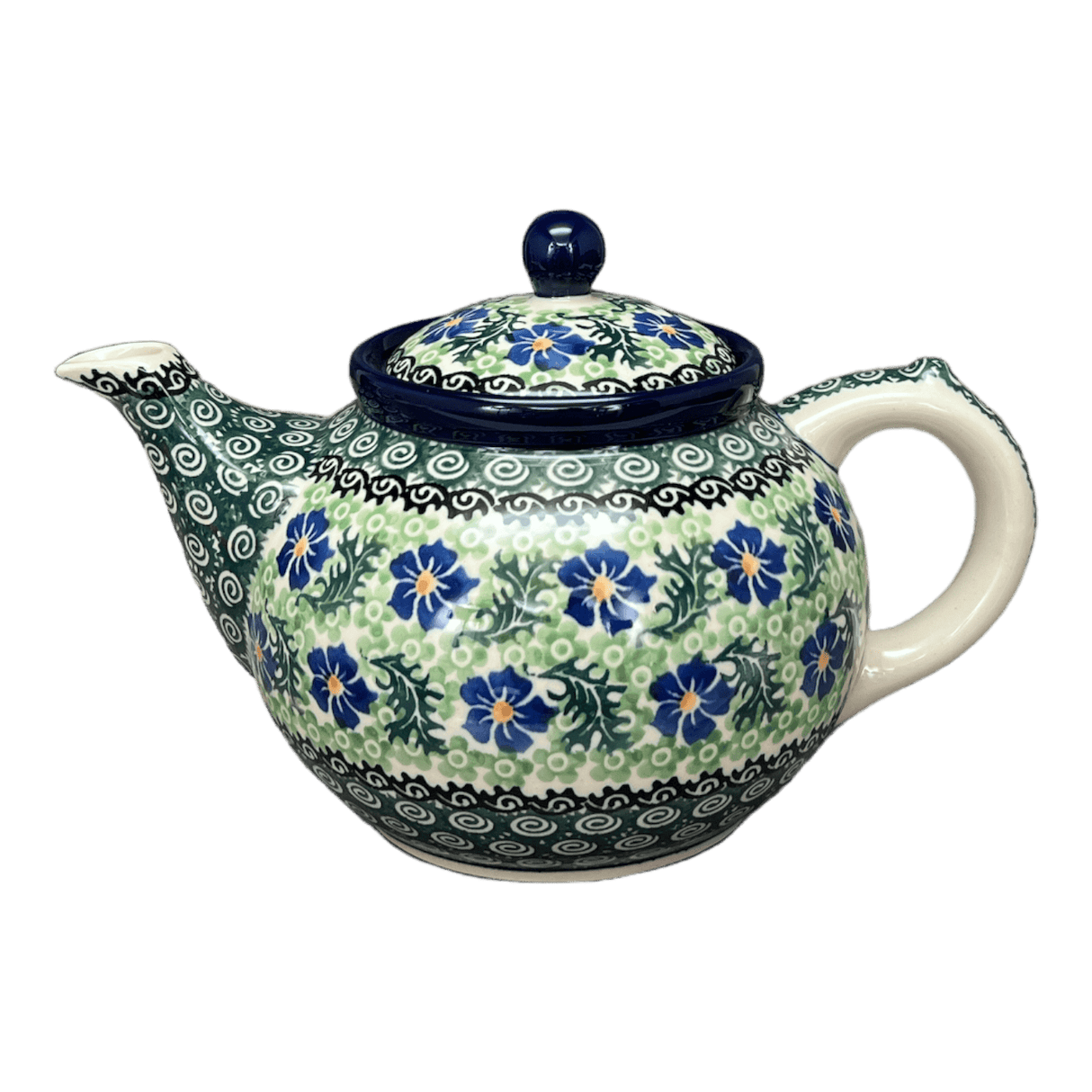 Teapot, 1.2 Liter in "Clematis" by Ceramika Artystyczna | A060-1538X