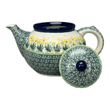 Teapot, 1.2 Liter in "Daffodils in Bloom" by Ceramika Artystyczna | A060-2122X