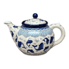 Polish Pottery C.A. 40 oz. Teapot (Koi Pond) | A060-2372X at PolishPotteryOutlet.com