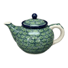Polish Pottery C.A. 40 oz. Teapot (Pride of Ireland) | A060-2461X at PolishPotteryOutlet.com